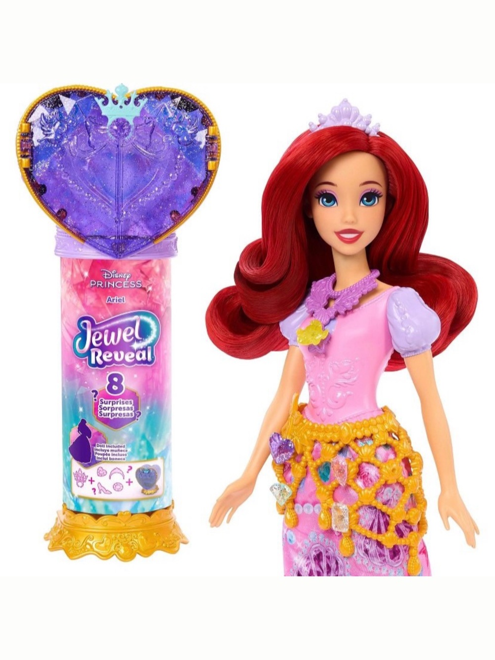 NIP. DISNEY Princess Ariel Jewel Reveal